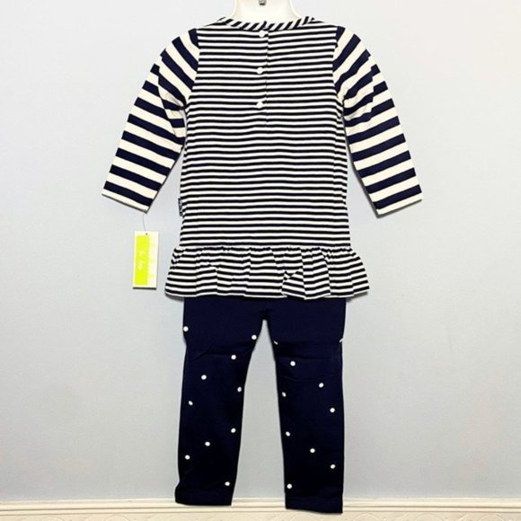 Le Top Toddler Boutique Girls Holiday Snowman Top & Pants Outfit Set Sz 18M NWT - Picture 7 of 9